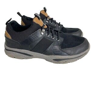 Skechers Men’s Relaxed Fit Creston Mando Black Mesh Vegan Casual Shoes US 8.5